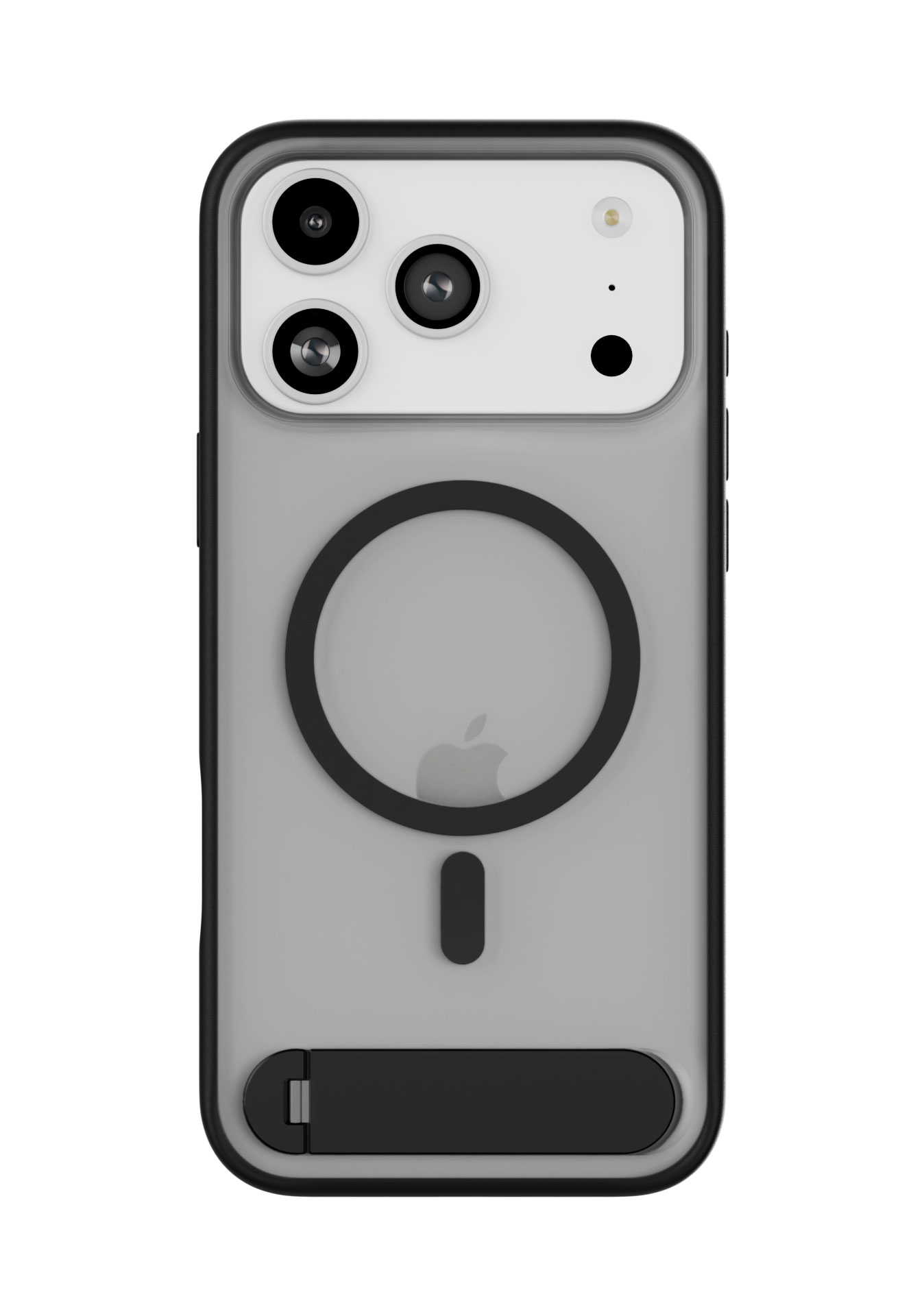 На фото изображено Чехол защитный uBear Stand 360° Mag Case для iPhone 17 Pro Max, черный