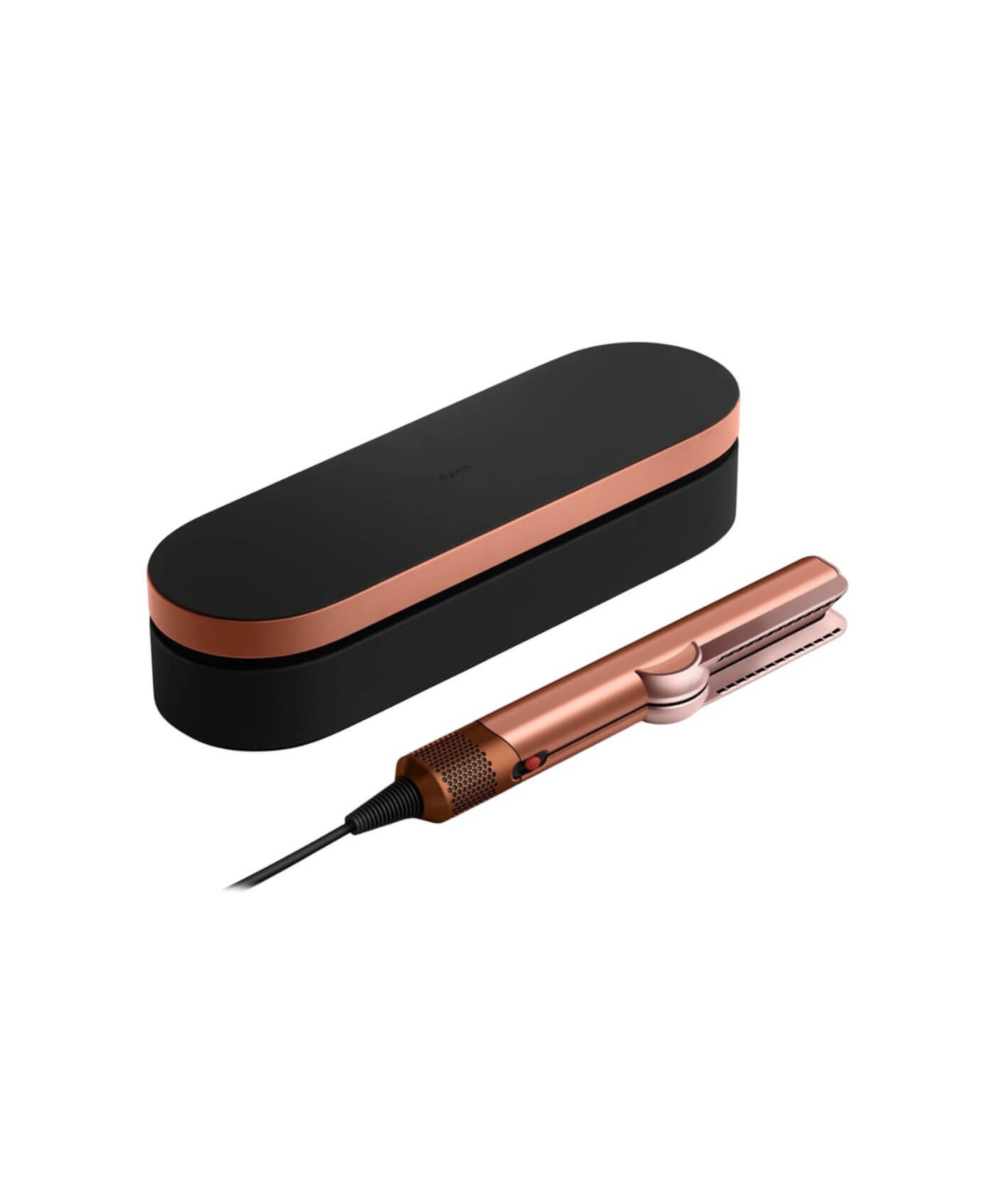 На фото изображено Выпрямитель Dyson Airstrait HT01, Amber Silk