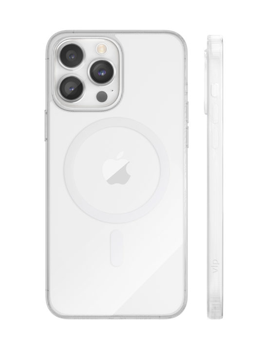 Чехол защитный VLP Crystal case с MagSafe для iPhone 14 Pro Max, прозрачный