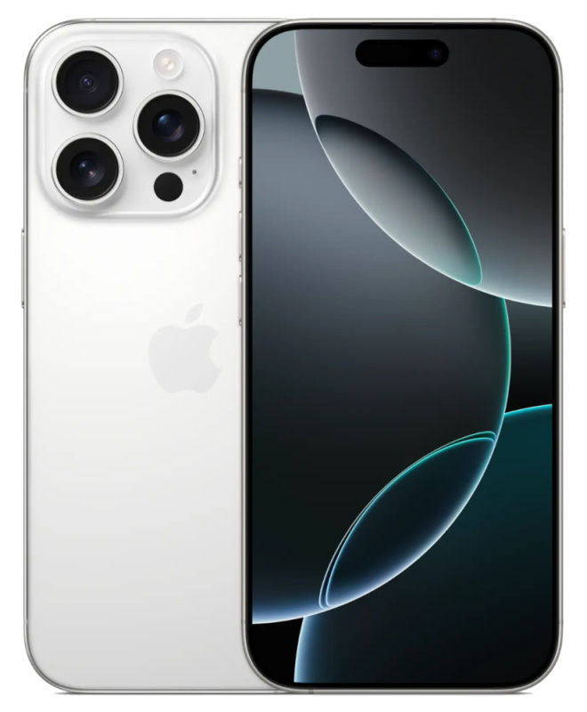 Apple iPhone 16 Pro, 128 ГБ, Титановый белый