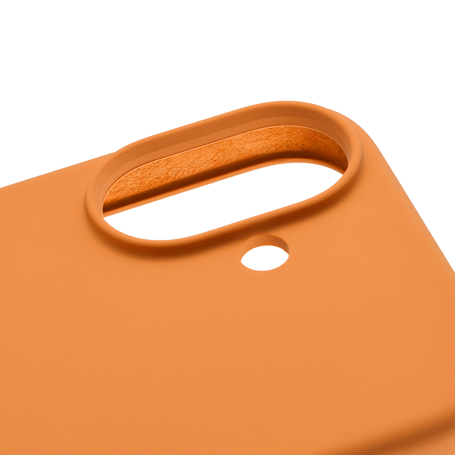 На фото изображено Чехол защитный uBear Touch Mag Case для iPhone 17 MagSafe, оранжевый