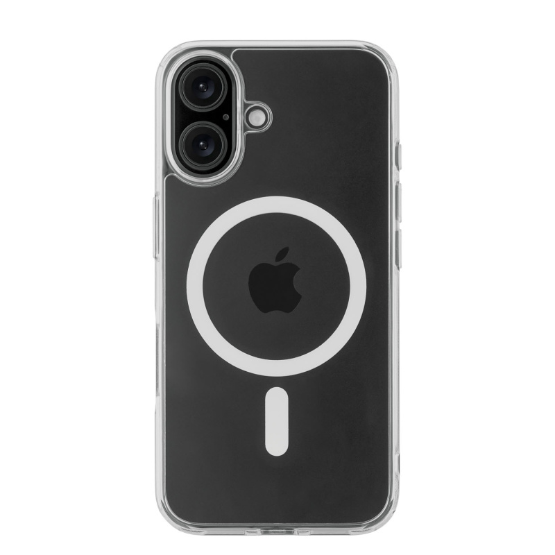 Чехол защитный uBear Real Mag Case для iPhone 16, прозрачный