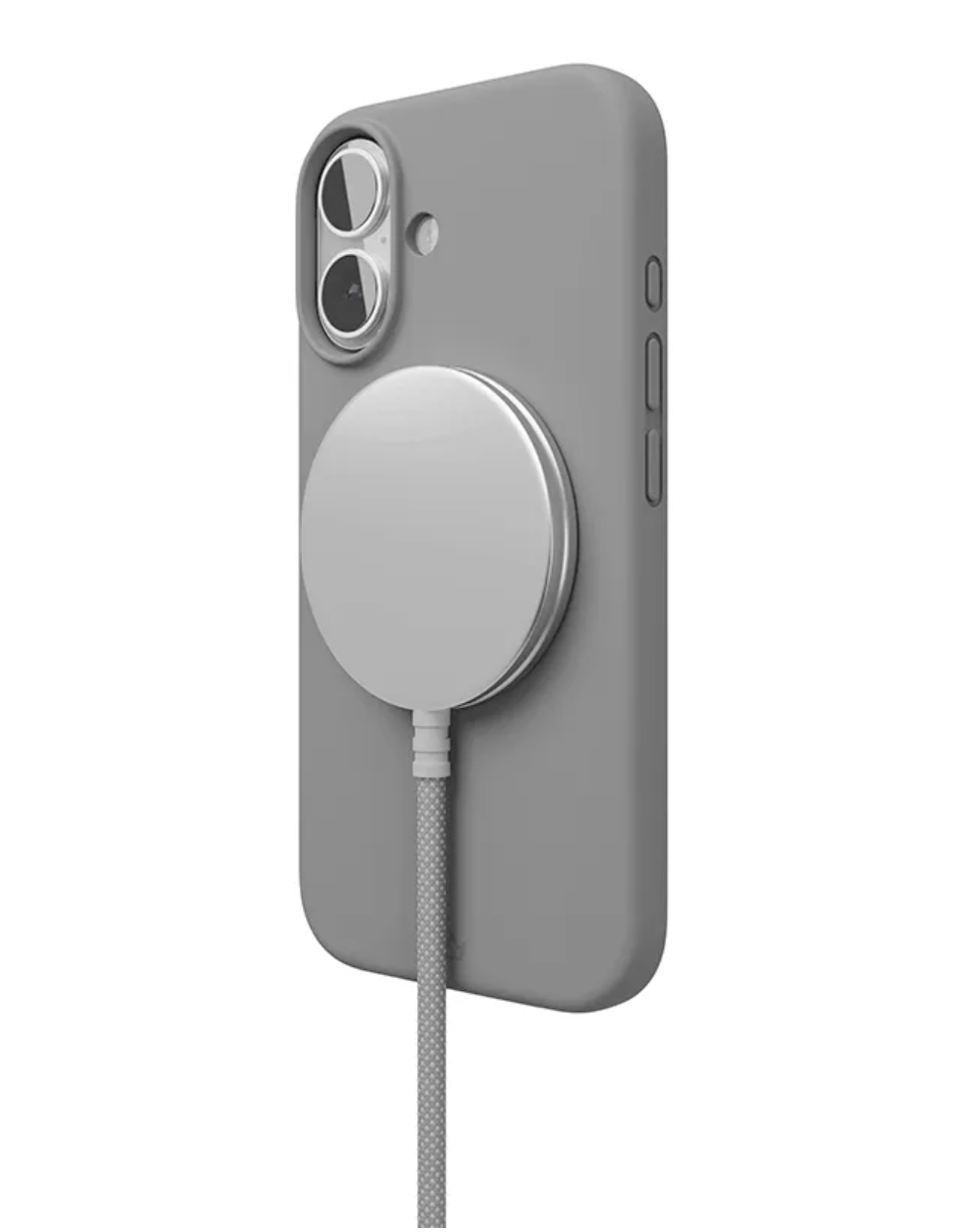 Чехол защитный VLP Aster Case с MagSafe для iPhone 16 Plus, серый