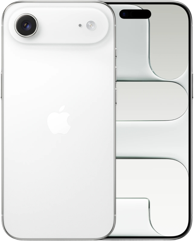 На фото изображено Apple iPhone Air eSIM 256ГБ, Небесно-белый