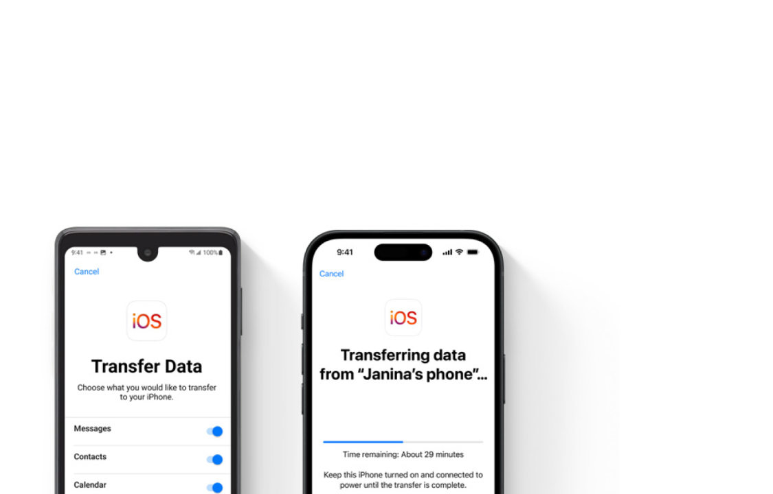 Как перенести данные с Android на iOS? Как перенести данные с Android на iOS?
