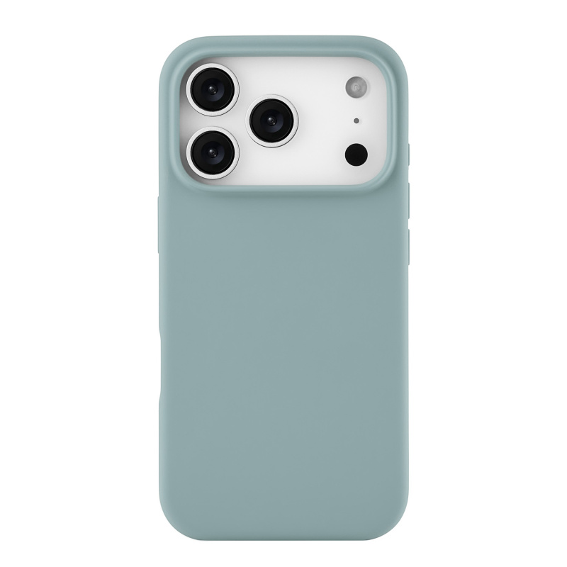 На фото изображено Чехол защитный uBear Touch Mag Case для iPhone 17 Pro, MagSafe, холодная мята