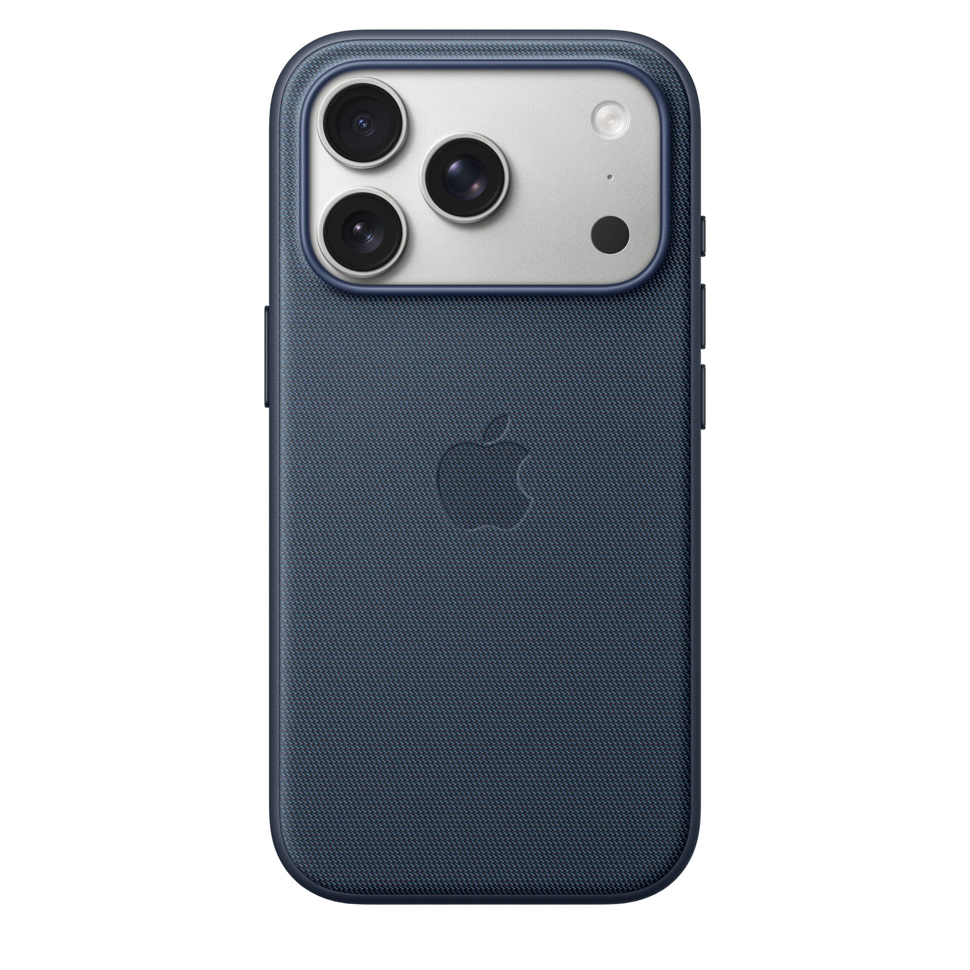 На фото изображено Чехол защитный Apple TechWoven Case with MagSafe для iPhone 17 Pro, синий