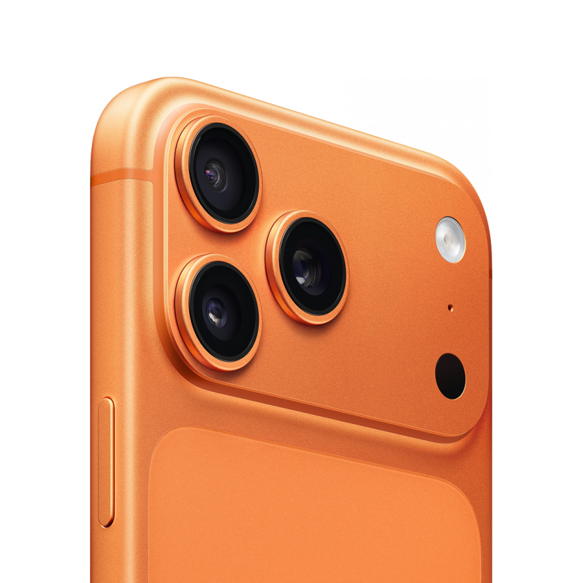 На фото изображено Apple iPhone 17 Pro Max, 256 ГБ, Космический оранжевый