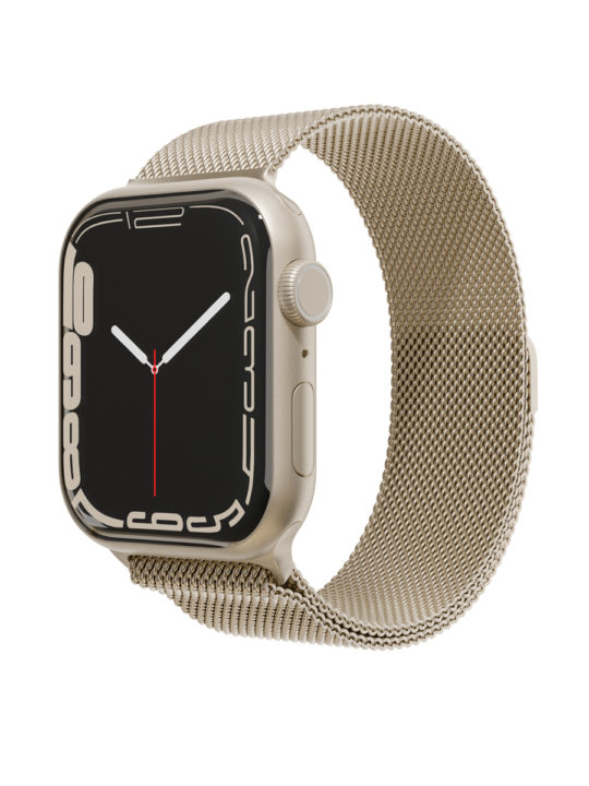 Ремешок из нержавеющей стали сетчатый VLP для Apple Watch 38/40/41, золотой Ремешок из нержавеющей стали сетчатый VLP для Apple Watch 38/40/41, золотой