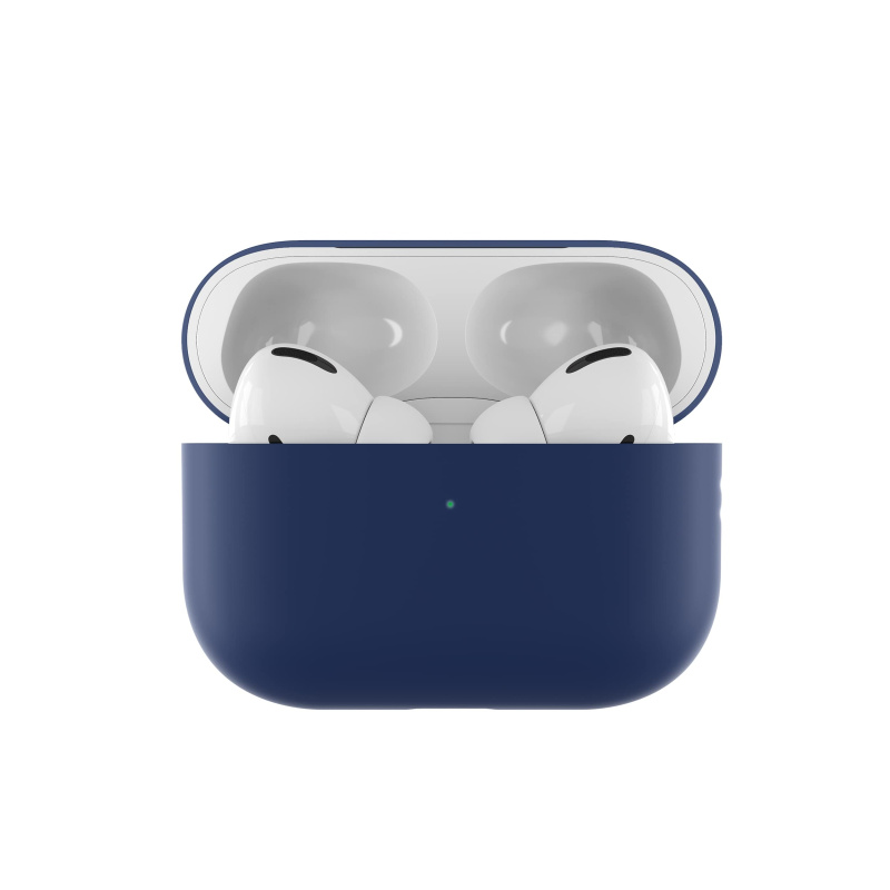 Ультратонкий силиконовый чехол uBear Touch Case AirPods Pro 2 / Pro, тёмно-синий Ультратонкий силиконовый чехол uBear Touch Case AirPods Pro 2 / Pro, тёмно-синий