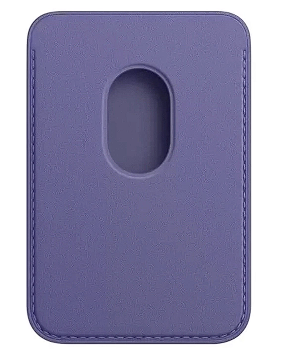 Картхолдер Apple Leather Wallet с локатором, сине-фиолетовый
