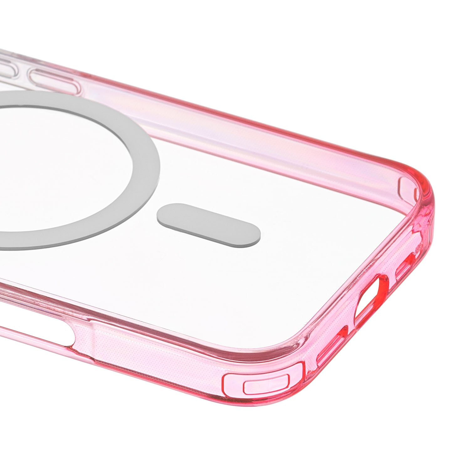 Чехол защитный uBear Fusion Mag Case для iPhone 16 Pro Max, неоновый розовый