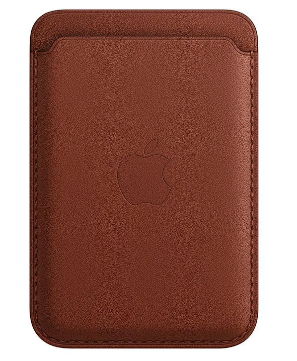 Картхолдер Apple Leather Wallet с локатором, коричневый