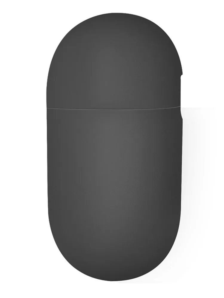 Защитный чехол Uniq Lino Silicone Case для Airpods 4, темно-серый