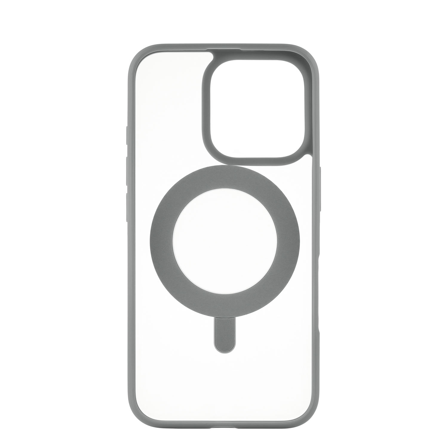 Чехол защитный uBear Clip 360 Mag Case для iPhone 16 Pro, с магнитной подставкой, серый
