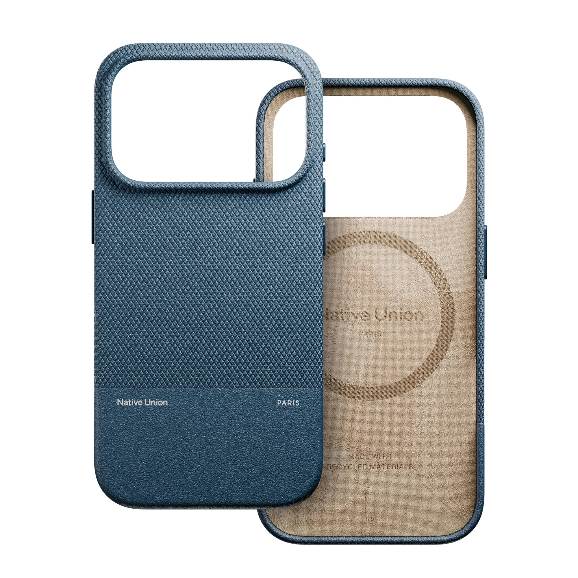 Фото Чехол Native Union Paris (Re)Classic Case для iPhone 17 Pro Max Синий На фото изображено Чехол Native Union Paris (Re)Classic Case для iPhone 17 Pro Max Синий