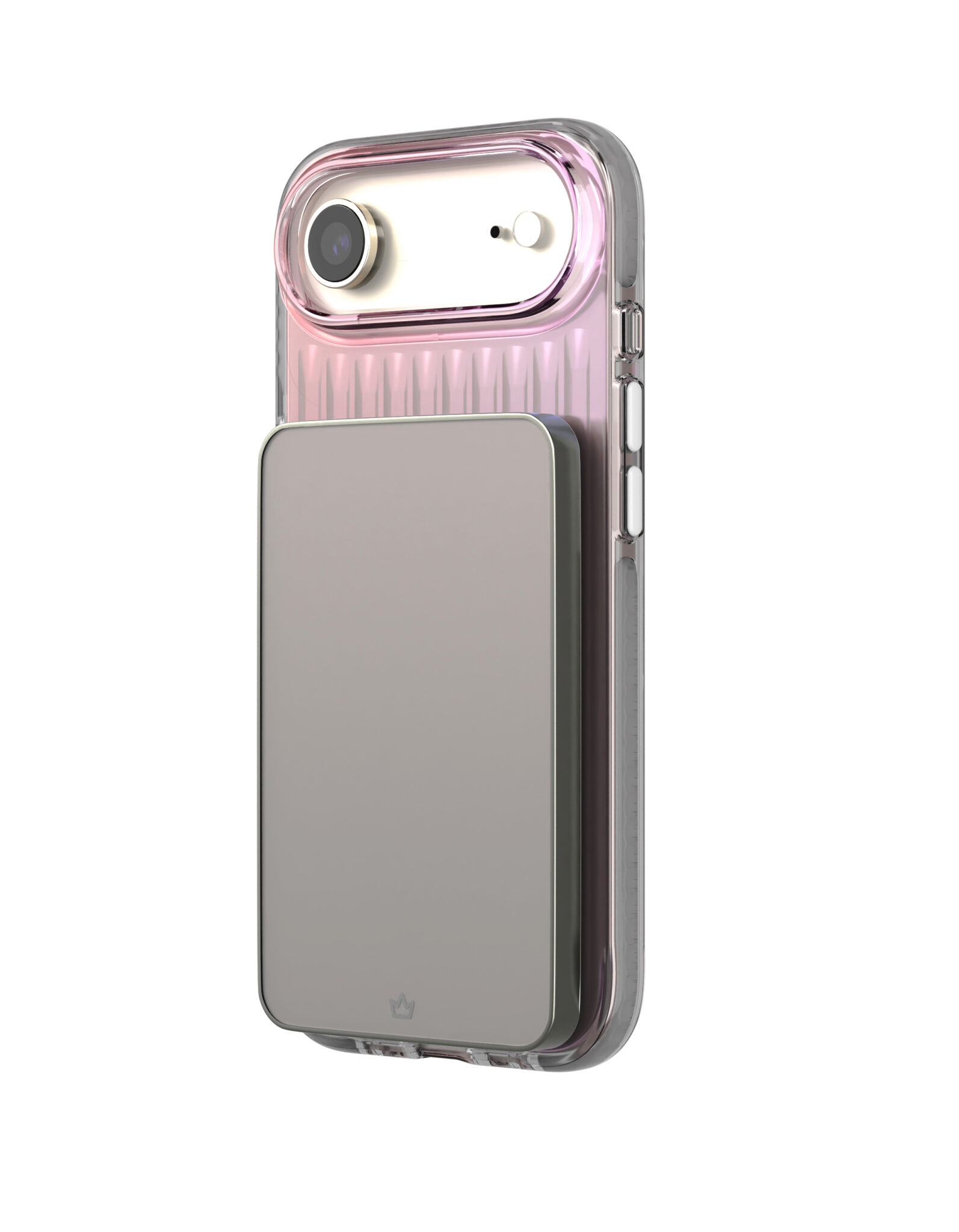 На фото изображено Чехол защитный VLP Pulse Case с MagSafe для iPhone Air, перламутровый