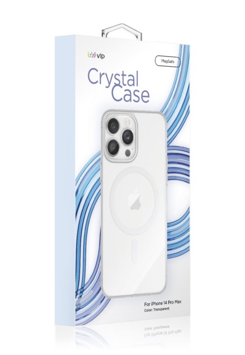 Чехол защитный VLP Crystal case с MagSafe для iPhone 14 Pro Max, прозрачный