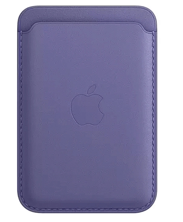 Картхолдер Apple Leather Wallet с локатором, сине-фиолетовый