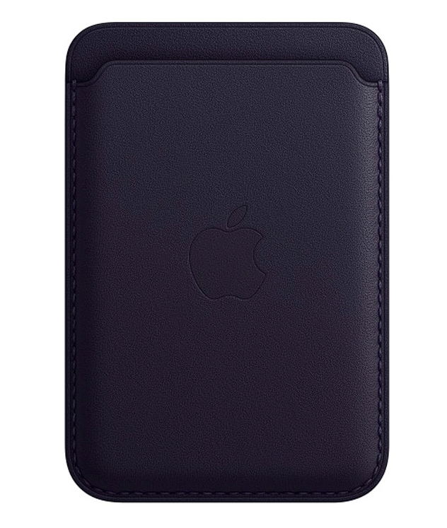 Картхолдер Apple Leather Wallet с локатором, темно-синий