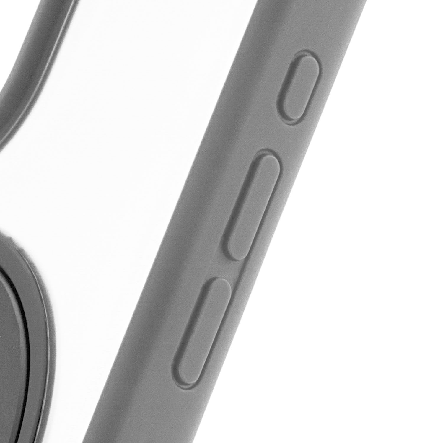 Чехол защитный uBear Clip 360 Mag Case для iPhone 16 Pro, с магнитной подставкой, серый