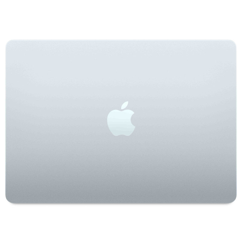 На фото изображено Apple MacBook Air 13" (M5, 10C / 10C, 2026) 24 ГБ, 1 ТБ SSD, Небесно-голубой