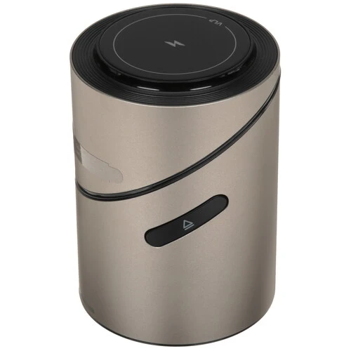 Беспроводное зарядное устройство Tower Power 3 в 1, натуральный титан