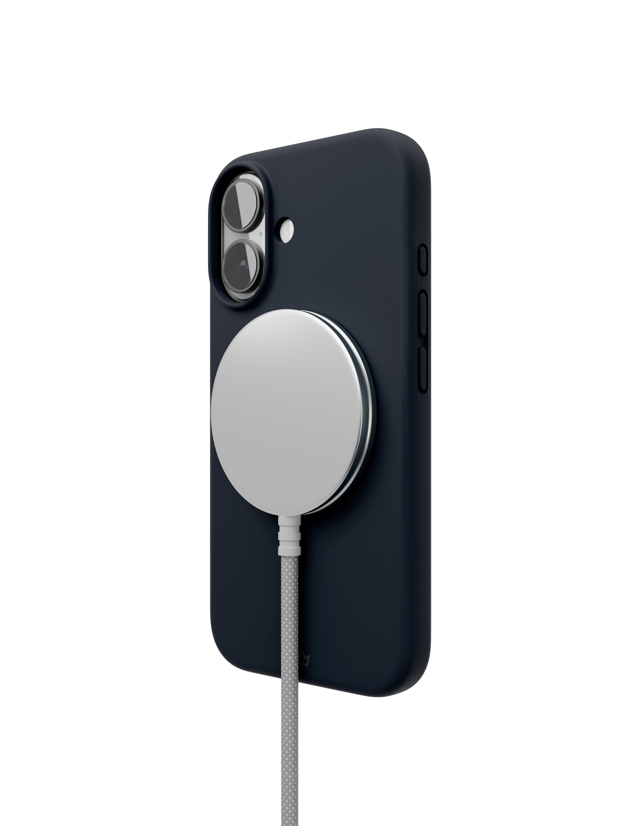 Чехол защитный VLP Aster Case с MagSafe для iPhone 16, темно-синий