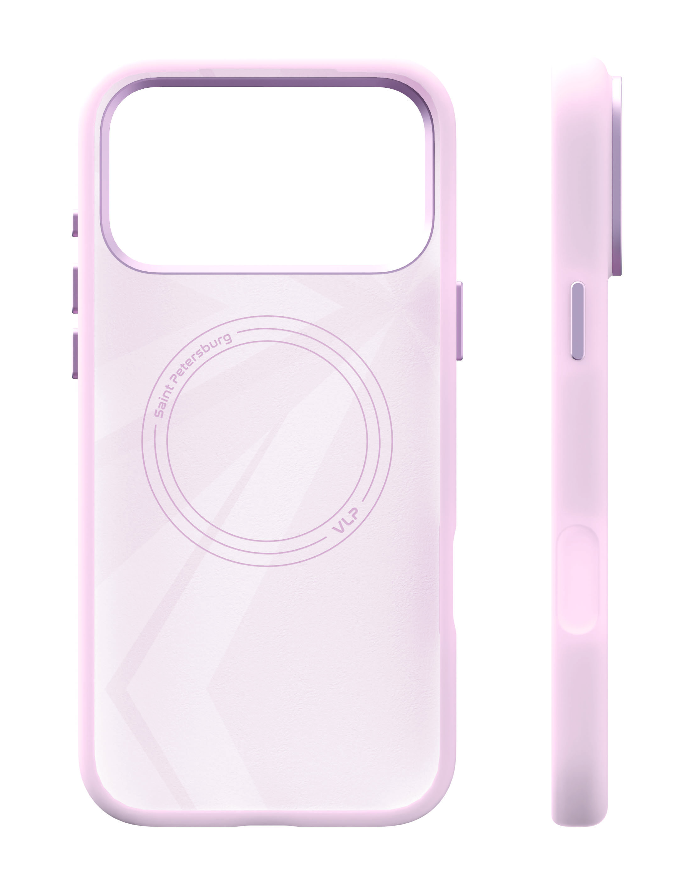 Фото Чехол защитный VLP Aster Pro Case с MagSafe для iPhone 17 Pro Max, розовый На фото изображено Чехол защитный VLP Aster Pro Case с MagSafe для iPhone 17 Pro Max, розовый