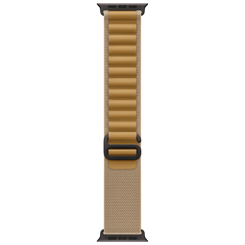 Apple Watch Ultra 2 GPS + Cellular, 49 мм, корпус из черного титана, ремешок Alpine цвета «загар», размер L