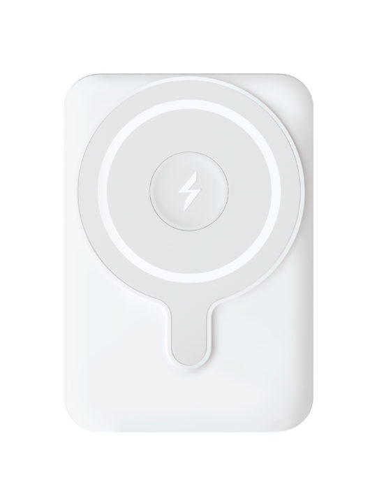 Аккумулятор внешний VLP Dual Magsafe PowerBank 5000 mAh, USB-C, белый Аккумулятор внешний VLP Dual Magsafe PowerBank 5000 mAh, USB-C, белый