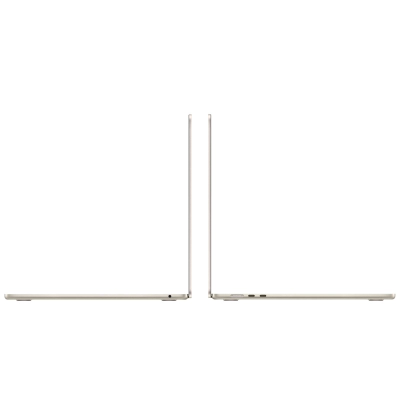 На фото изображено Apple MacBook Air 15" (M5, 10C / 10C, 2026) 24 ГБ, 1 ТБ SSD, Сияющая звезда