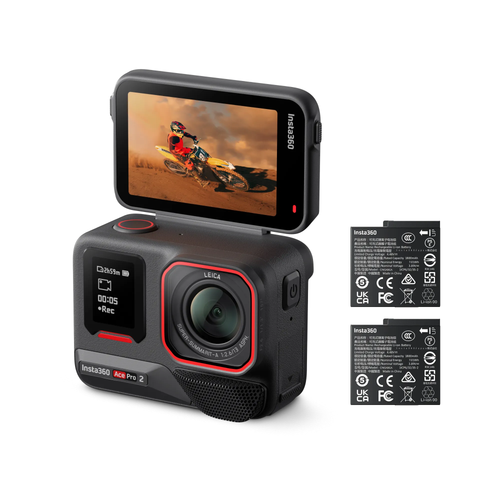Экшн камера Insta360 Ace Pro 2 Dual Battery, чёрный Экшн камера Insta360 Ace Pro 2 Dual Battery, чёрный
