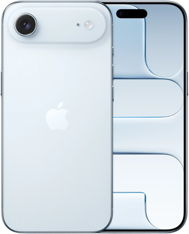 На фото изображено Apple iPhone Air eSIM 1ТБ, Небесно-голубой