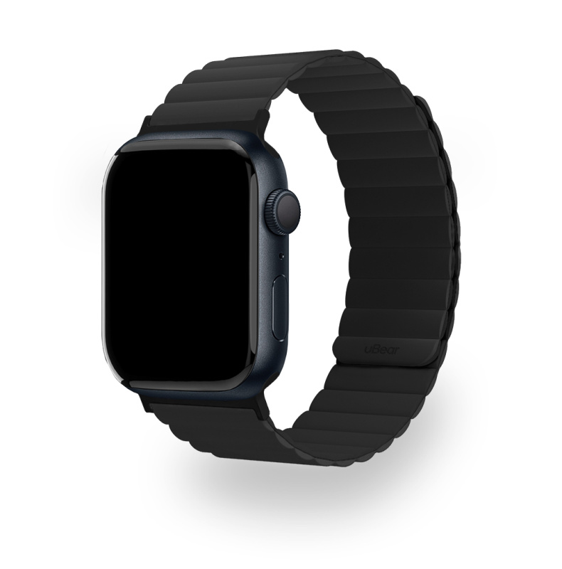 Ремешок uBear Mode для Apple Watch M/L (42, 44, 45, 49 мм), чёрный Ремешок uBear Mode для Apple Watch M/L (42, 44, 45, 49 мм), чёрный