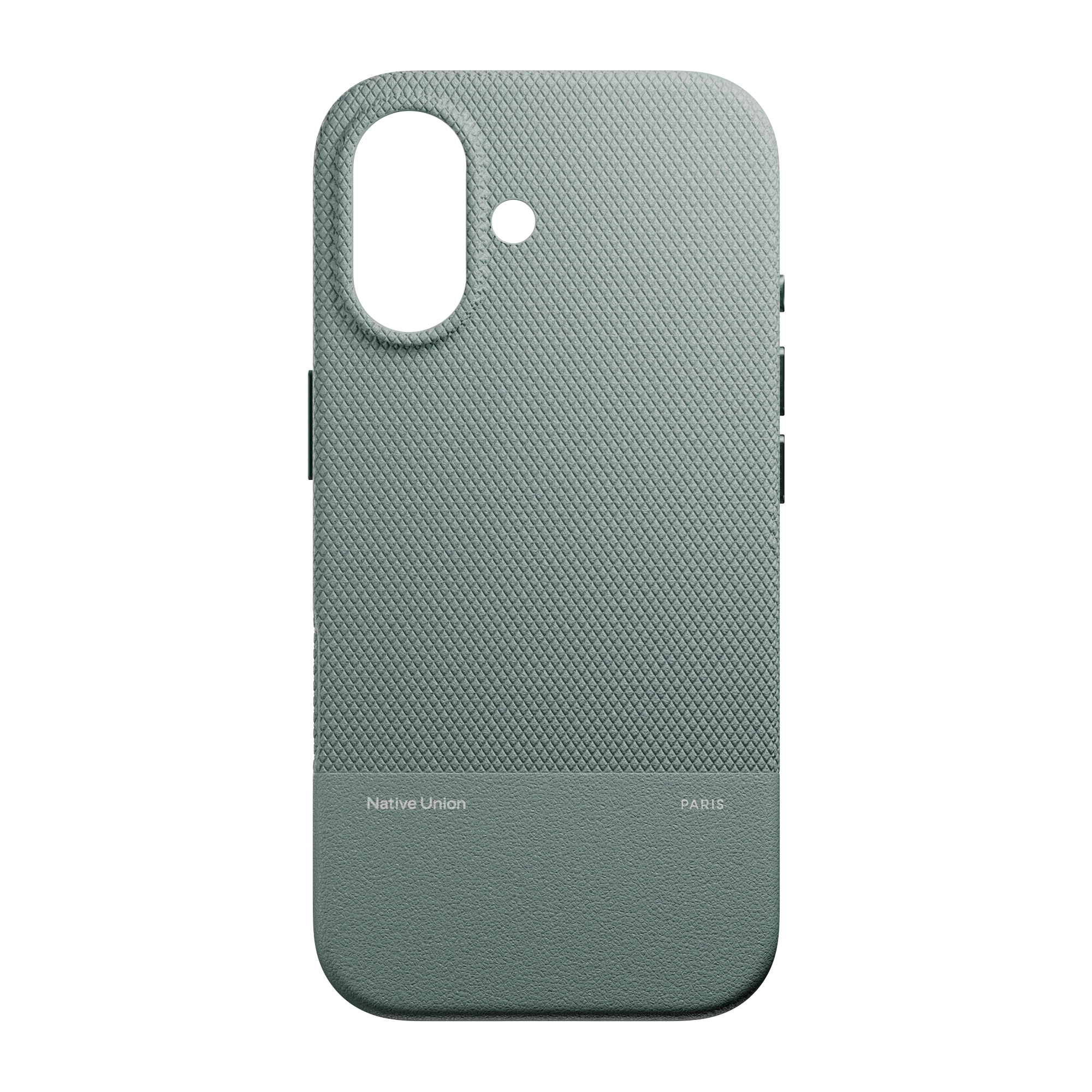 Фото Чехол Native Union Paris (Re)Classic Case для iPhone 17, зеленый На фото изображено Чехол Native Union Paris (Re)Classic Case для iPhone 17, зеленый