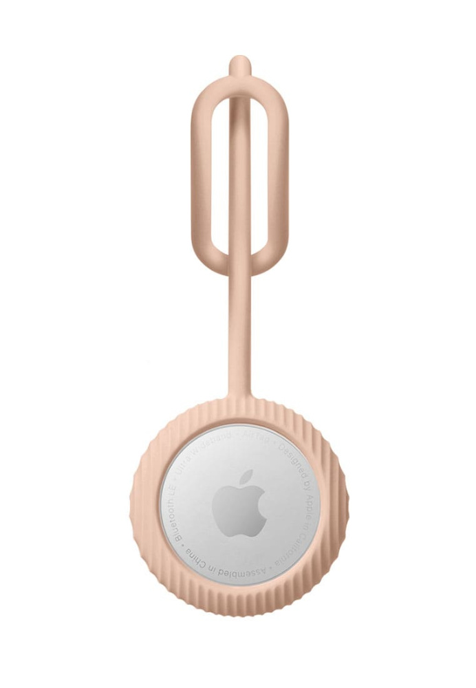 Чехол защитный для AirTag Native Union Curve AirTag Case, персиковый Чехол защитный для AirTag Native Union Curve AirTag Case, персиковый