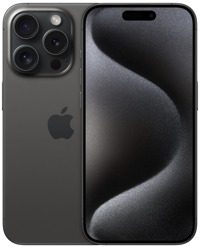 Apple iPhone 15 Pro, 128 ГБ, Титановый чёрный Apple iPhone 15 Pro, 128 ГБ, Титановый чёрный