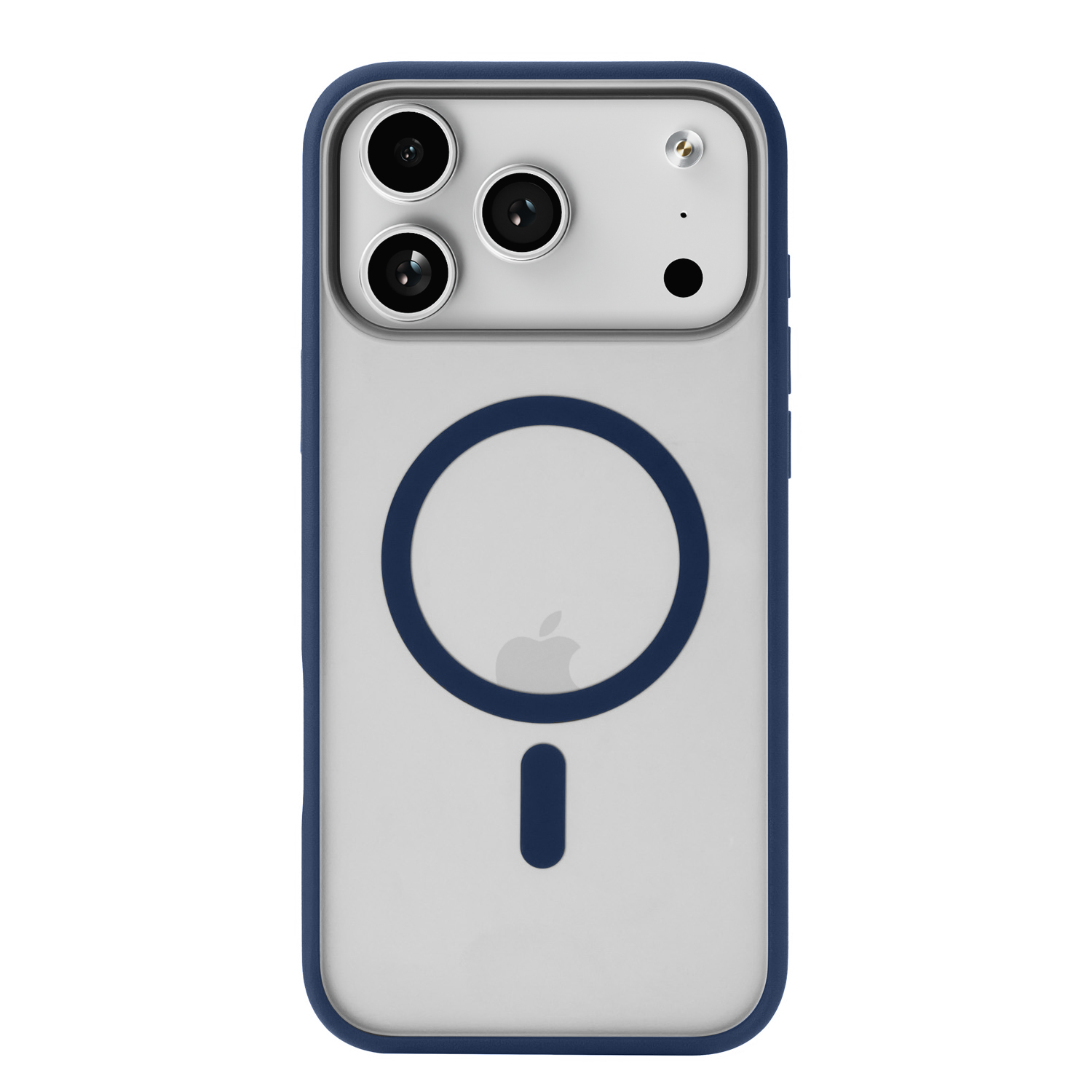 На фото изображено Чехол защитный uBear Cloud Mag Case для iPhone 17 Pro Max, MagSafe, синий