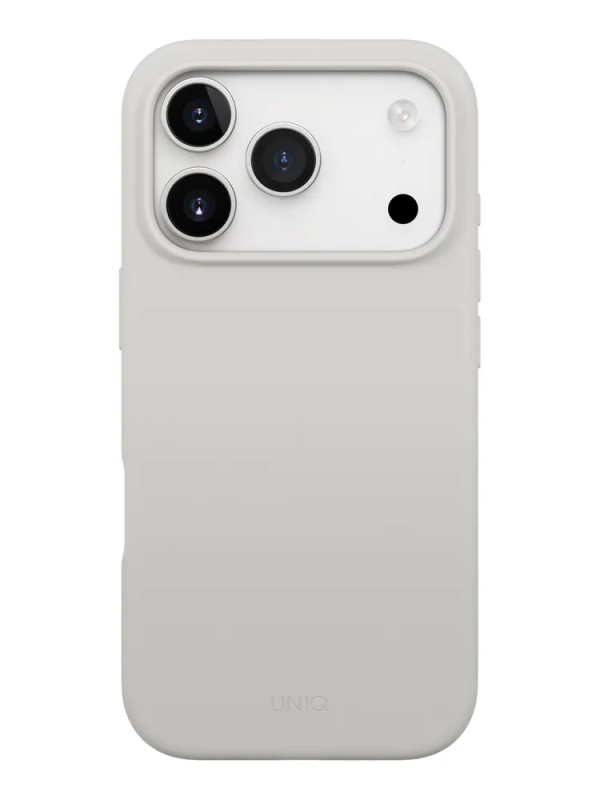 Фото Чехол Uniq Lino MagSafe для iPhone 17 Pro Max, серый