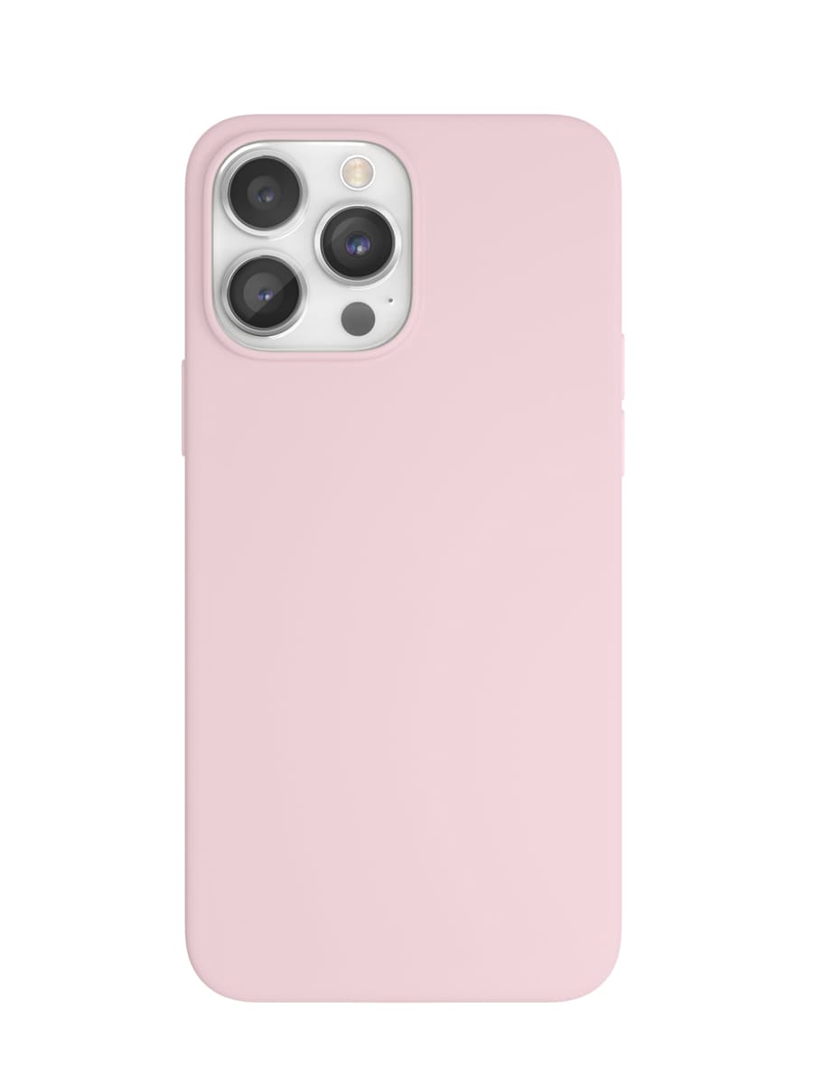 Чехол защитный VLP Silicone case с MagSafe для iPhone 14 Pro Max, светло-розовый