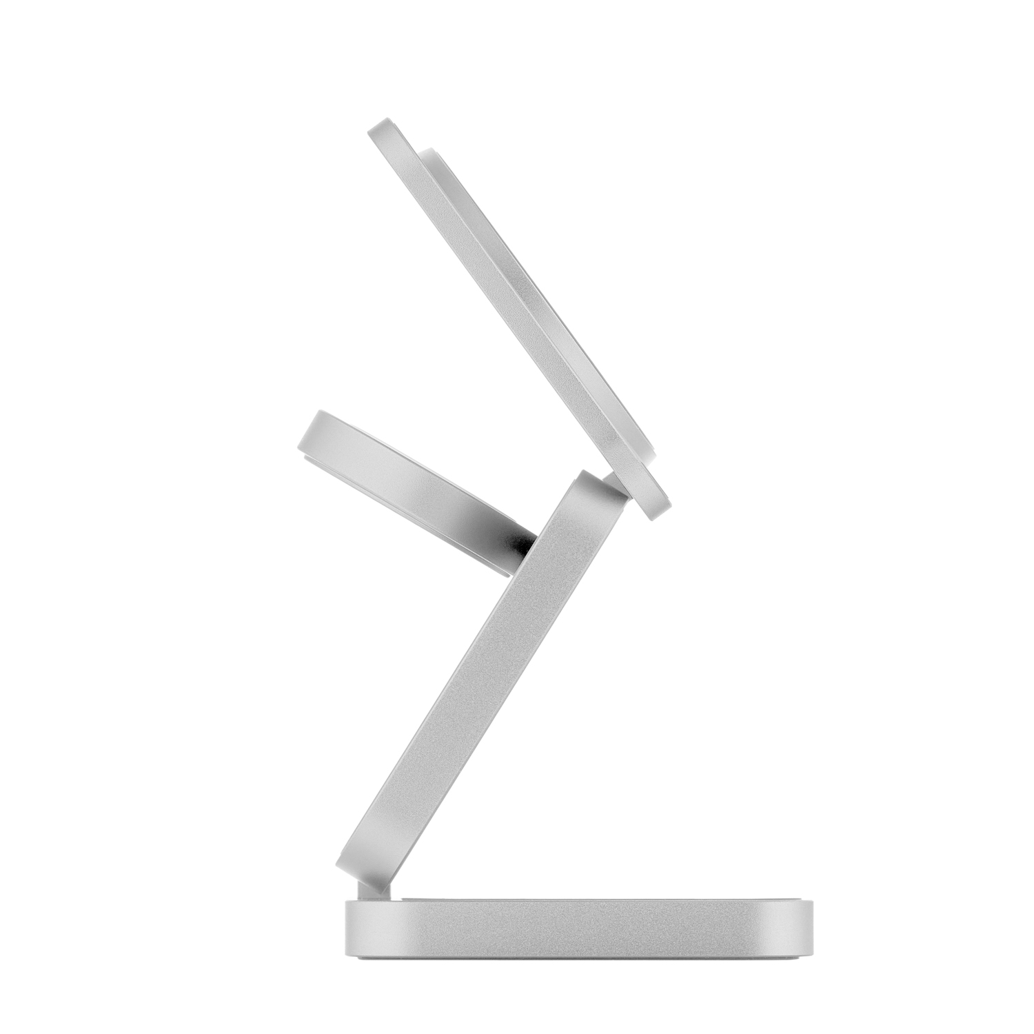 Беспроводное зарядное устройство uBear Balance с поддержкой MagSafe, серебристый