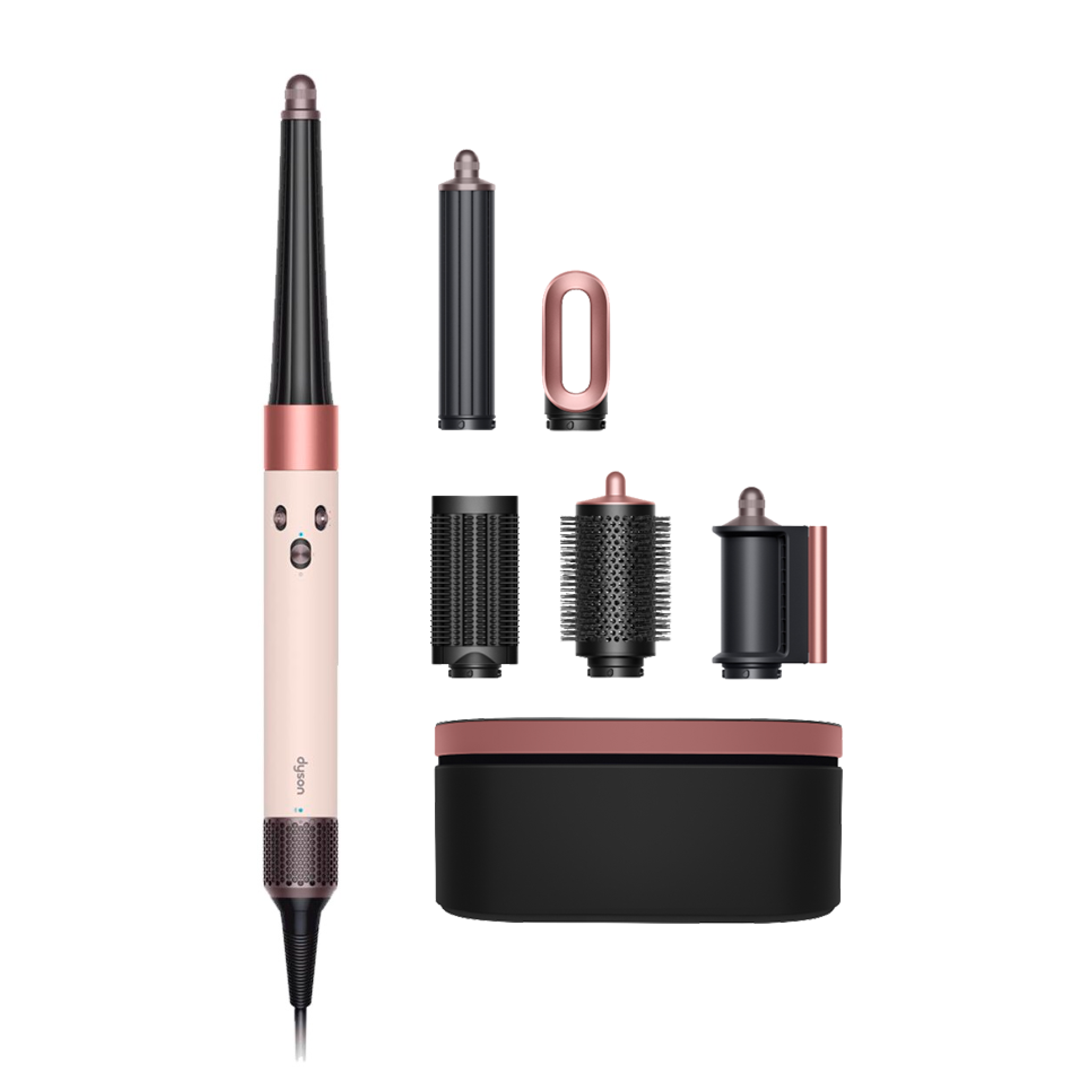 На фото изображено Стайлер Dyson Airwrap ID HS08 Ceramic Pink