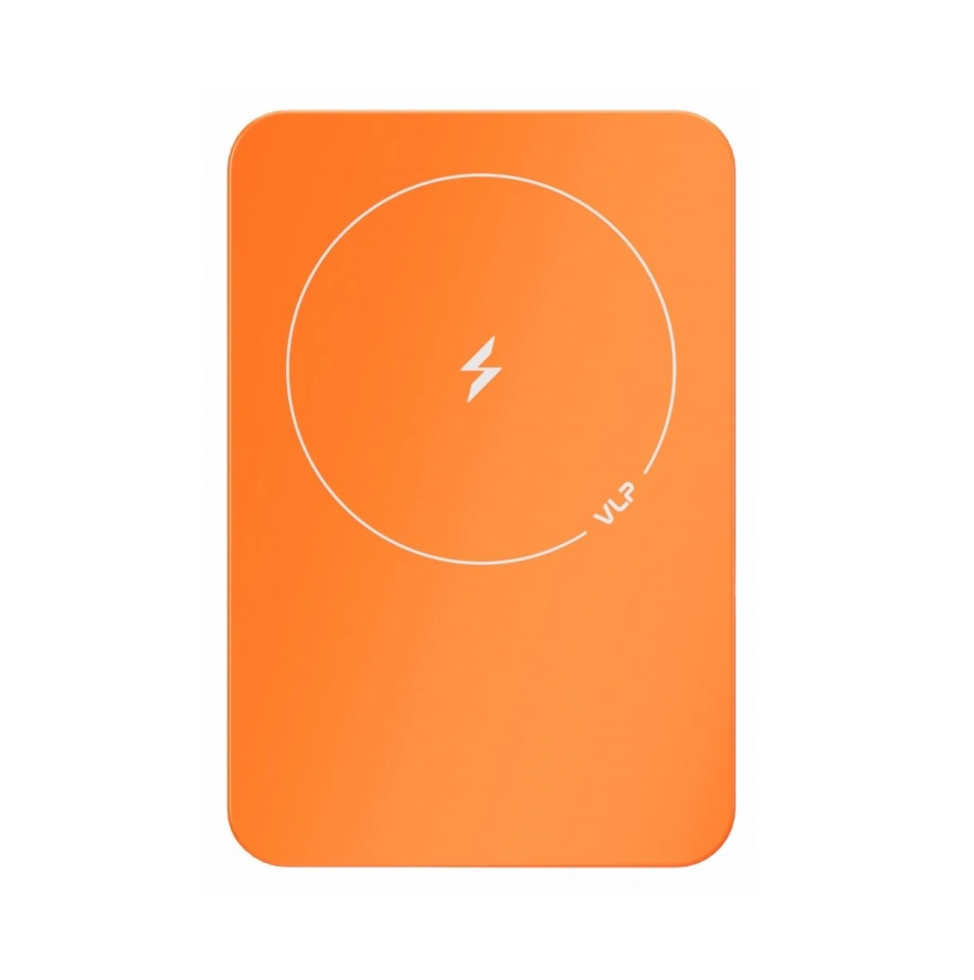 На фото изображено Внешний аккумулятор VLP Power Snap 5000 mAh, оранжевый