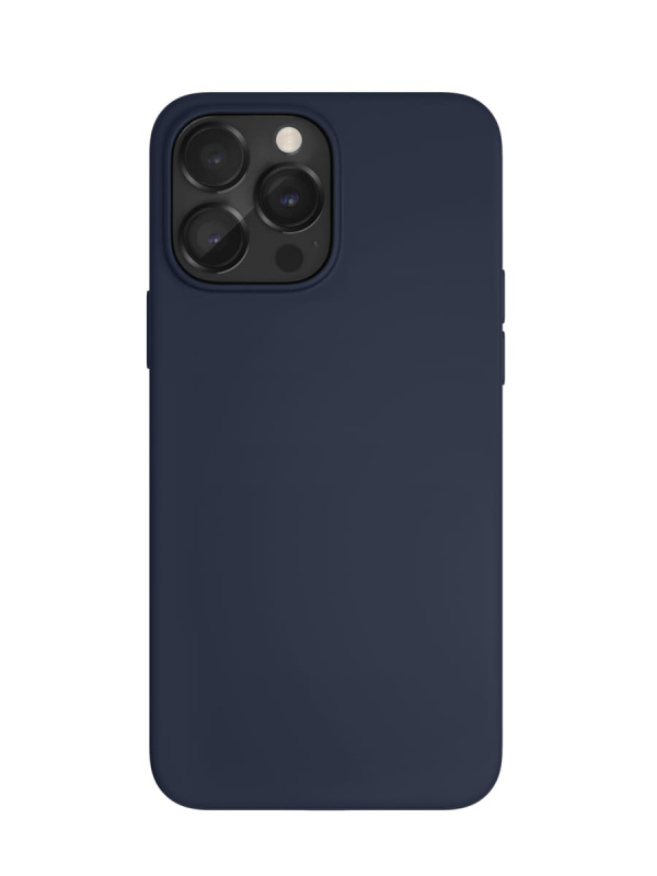 Чехол защитный VLP Silicone case с MagSafe для iPhone 14 Pro Max, темно-синий Чехол защитный VLP Silicone case с MagSafe для iPhone 14 Pro Max, темно-синий