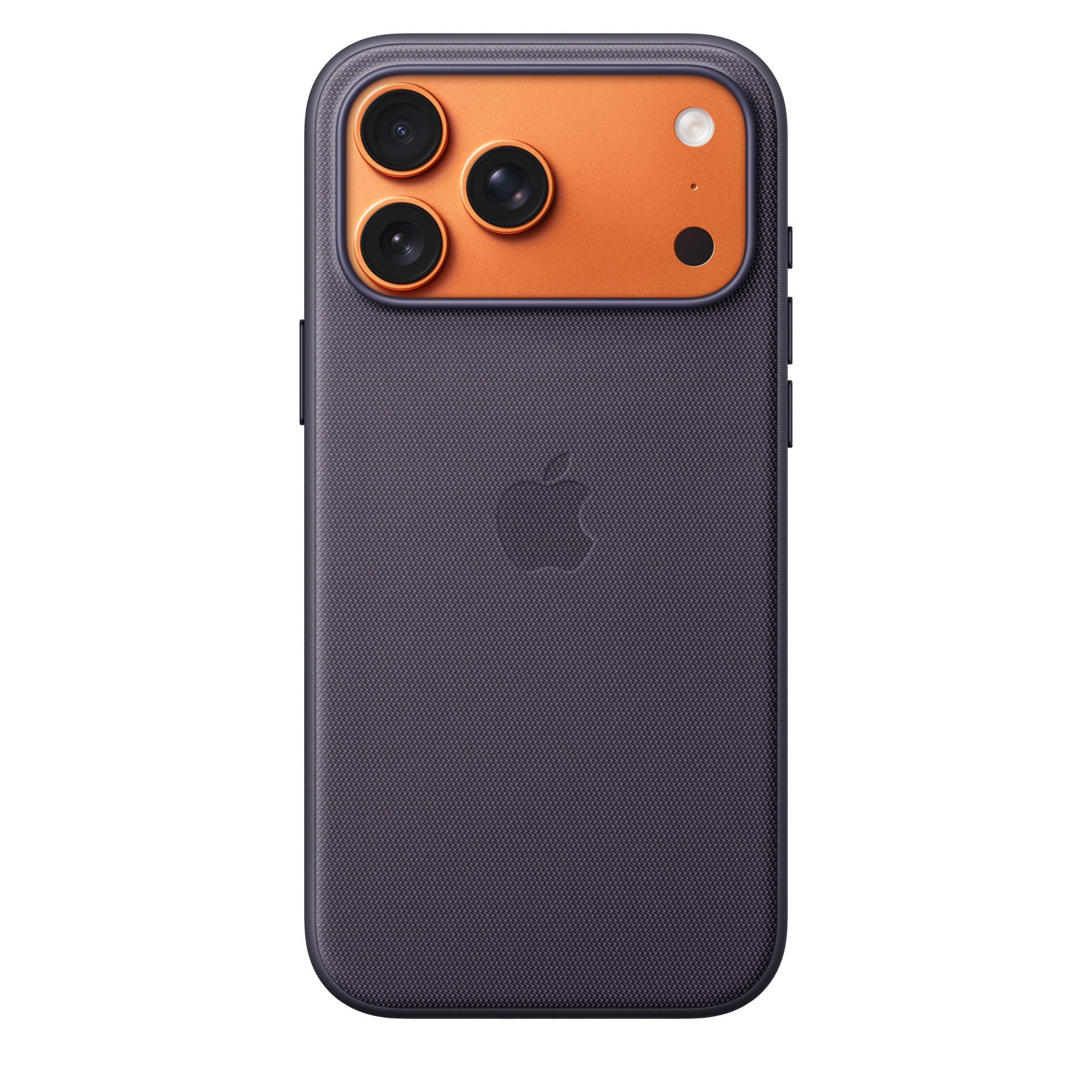 На фото изображено Чехол защитный Apple TechWoven Case with MagSafe для iPhone 17 Pro Max, фиолетовый