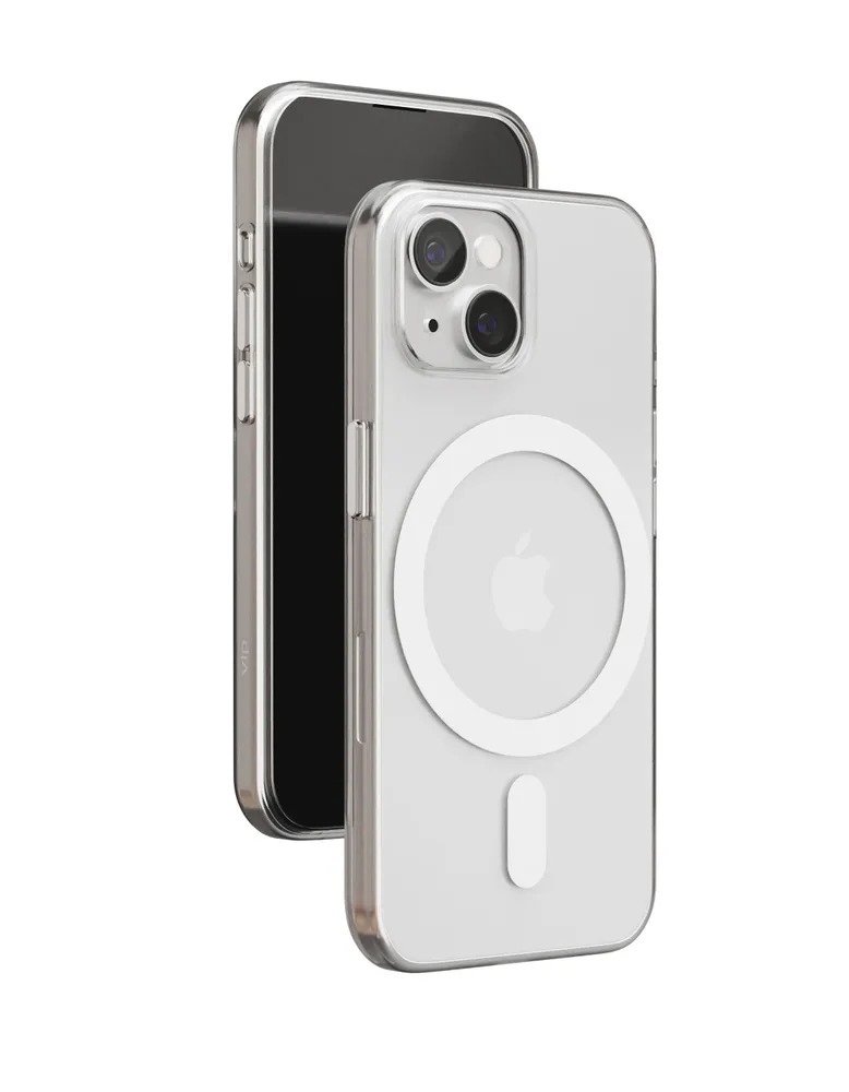 Чехол защитный VLP Crystal case с MagSafe для iPhone 14 Plus, прозрачный