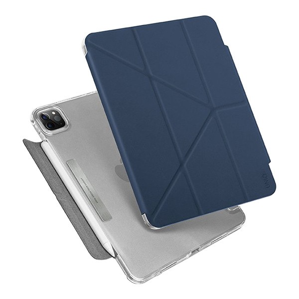Чехол Uniq для iPad Pro 12,9" (2022/21) Camden Anti-microbial, синий Чехол Uniq для iPad Pro 12,9" (2022/21) Camden Anti-microbial, синий