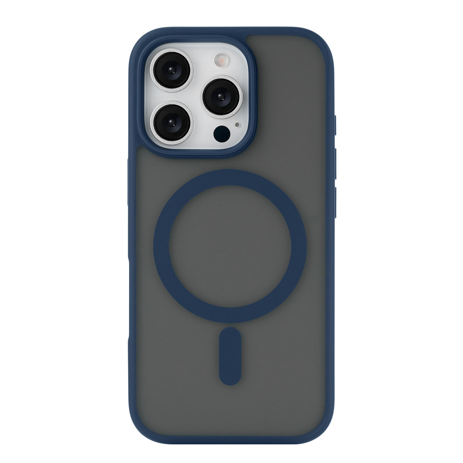 Чехол защитный uBear Cloud Mag Case для iPhone 16 Pro, MagSafe, синий