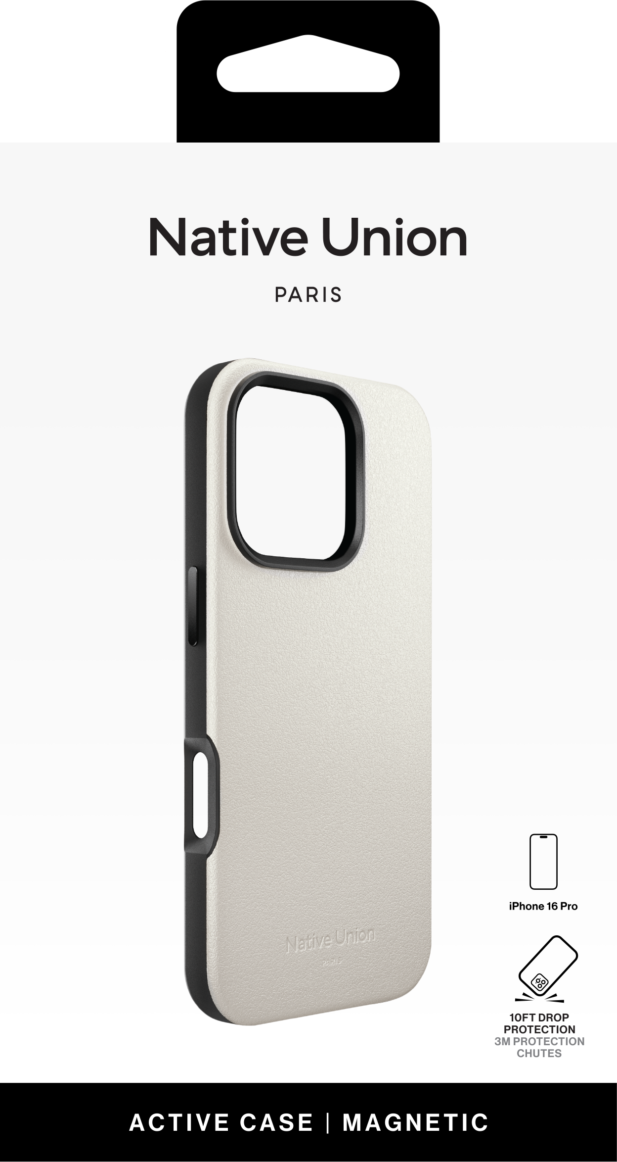 На фото изображено Чехол Native Union Active Case MagSafe для iPhone 16 Pro, песчаник